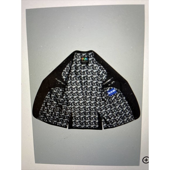 Doctor Who Dalek Subtle Slim Fit Suit Jacket Black Size 46 Fun Suit - Picture 2 of 3